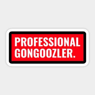 Funny  gongoozling lover Sticker